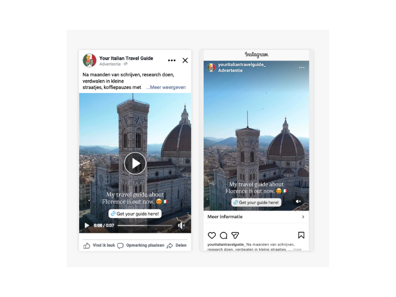 romee-van-klaveren-social-advertising-your-italian-travel-guide-advertenties